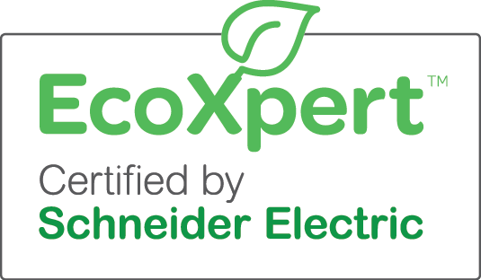 ExoXpert Certified by Schneider Electric Logo